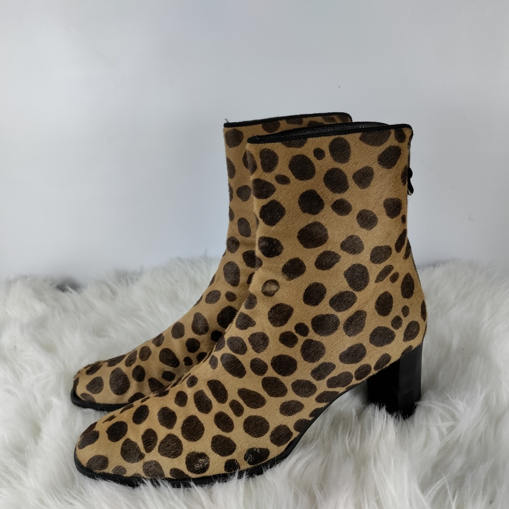Stuart Weitzman Ocelot Booties